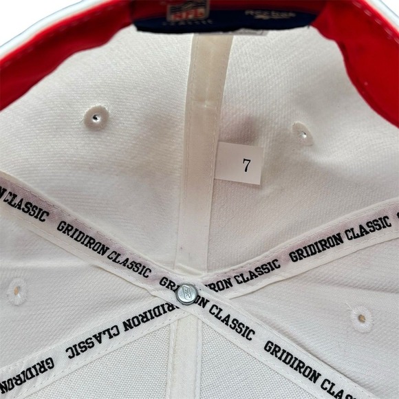 Vintage Houston Oilers NFL Red Hat Reebok Unisex Size 7 Football Cap - Picture 8 of 9